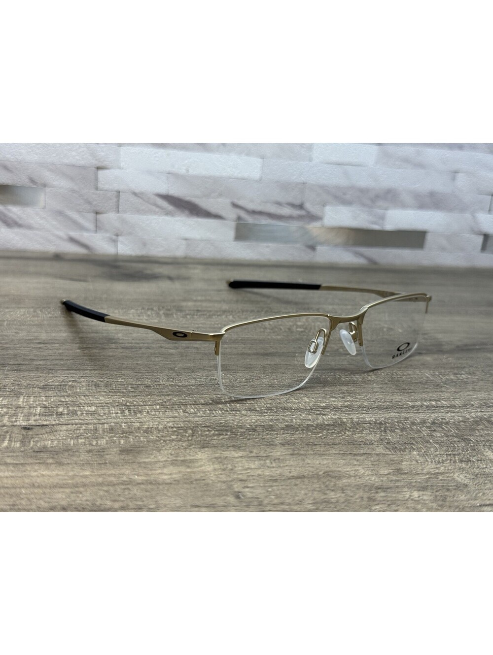RARE Oakley SOCKET 5.5 OX3218-0952 Satin Light Gold 52[]18-136 Men's Eyeglasses